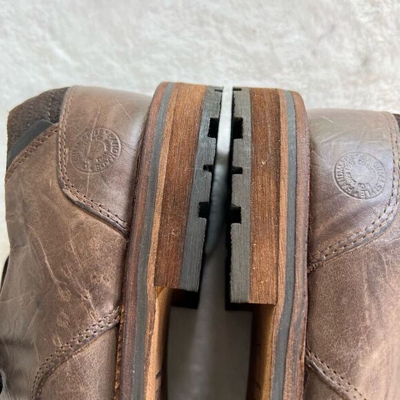 Bullboxer Brown Lace Up Mens Dress Derby Shoes 44 - Picture 7 of 8
